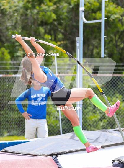 Thumbnail 2 in SCHSL Class AAA Lowcountry Championship (Girls, Long Jump & Pole Vault) photogallery.