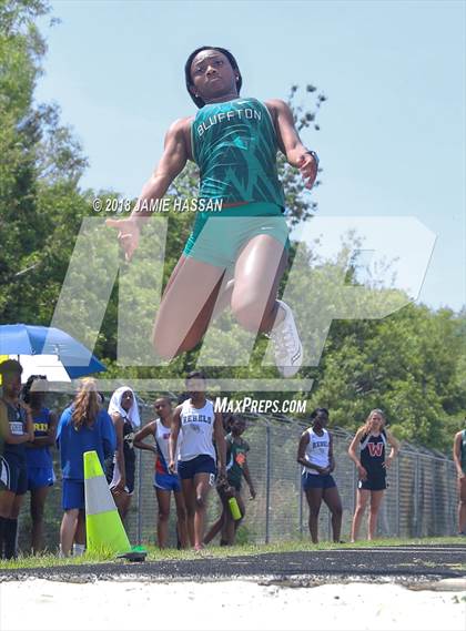 Thumbnail 1 in SCHSL Class AAA Lowcountry Championship (Girls, Long Jump & Pole Vault) photogallery.