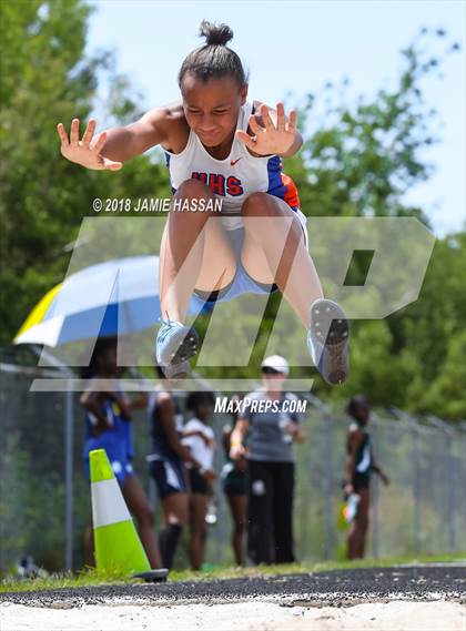 Thumbnail 3 in SCHSL Class AAA Lowcountry Championship (Girls, Long Jump & Pole Vault) photogallery.