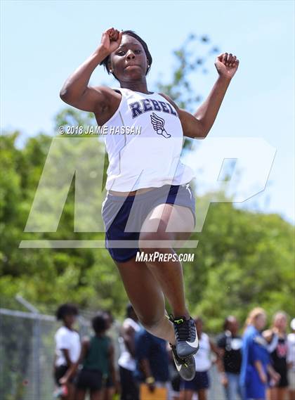 Thumbnail 2 in SCHSL Class AAA Lowcountry Championship (Girls, Long Jump & Pole Vault) photogallery.