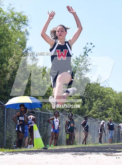 Thumbnail 2 in SCHSL Class AAA Lowcountry Championship (Girls, Long Jump & Pole Vault) photogallery.