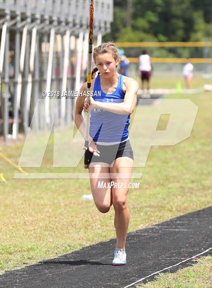Thumbnail 2 in SCHSL Class AAA Lowcountry Championship (Girls, Long Jump & Pole Vault) photogallery.