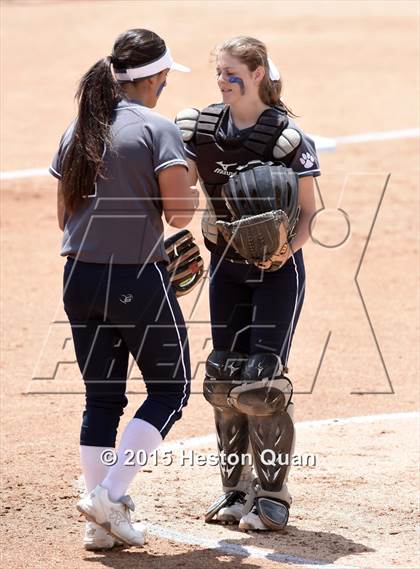 Thumbnail 3 in Academy of Careers & Exploration vs. Rolling Hills Prep (CIF SS D7 Final) photogallery.