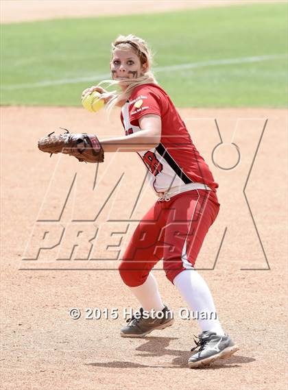 Thumbnail 2 in Academy of Careers & Exploration vs. Rolling Hills Prep (CIF SS D7 Final) photogallery.