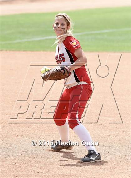 Thumbnail 3 in Academy of Careers & Exploration vs. Rolling Hills Prep (CIF SS D7 Final) photogallery.