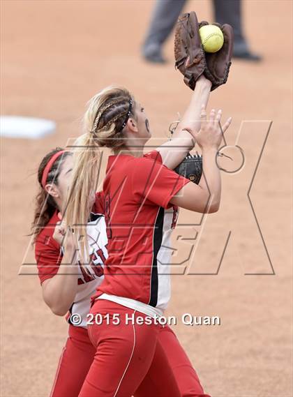 Thumbnail 2 in Academy of Careers & Exploration vs. Rolling Hills Prep (CIF SS D7 Final) photogallery.