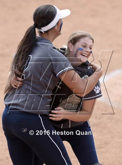 Thumbnail 2 in Academy of Careers & Exploration vs. Rolling Hills Prep (CIF SS D7 Final) photogallery.
