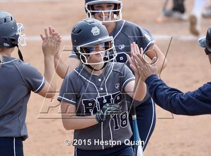Thumbnail 2 in Academy of Careers & Exploration vs. Rolling Hills Prep (CIF SS D7 Final) photogallery.