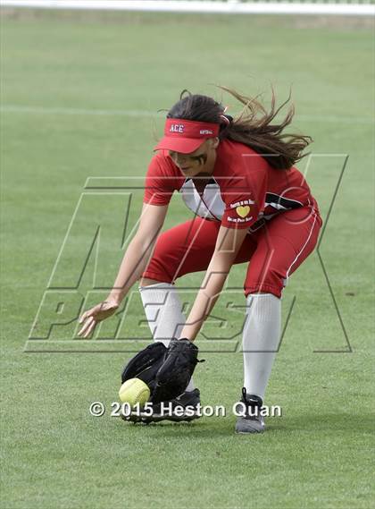 Thumbnail 2 in Academy of Careers & Exploration vs. Rolling Hills Prep (CIF SS D7 Final) photogallery.