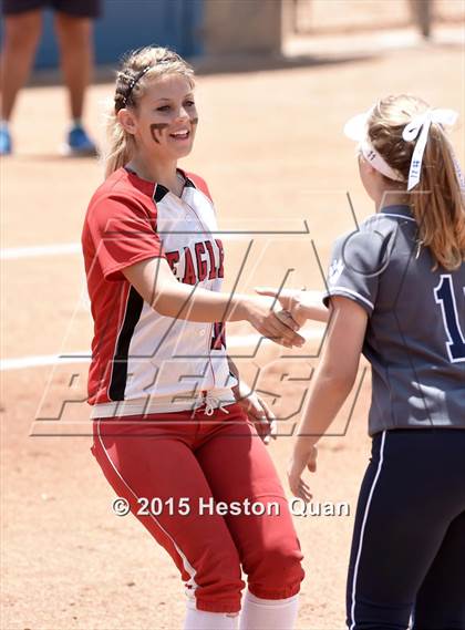 Thumbnail 2 in Academy of Careers & Exploration vs. Rolling Hills Prep (CIF SS D7 Final) photogallery.