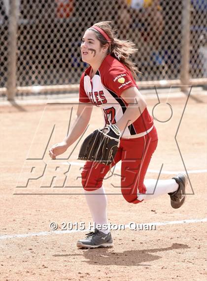 Thumbnail 3 in Academy of Careers & Exploration vs. Rolling Hills Prep (CIF SS D7 Final) photogallery.