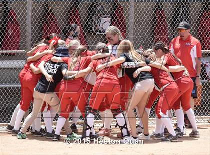 Thumbnail 2 in Academy of Careers & Exploration vs. Rolling Hills Prep (CIF SS D7 Final) photogallery.