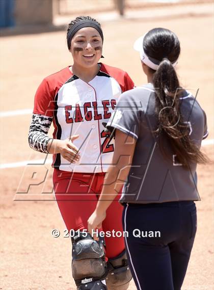 Thumbnail 2 in Academy of Careers & Exploration vs. Rolling Hills Prep (CIF SS D7 Final) photogallery.