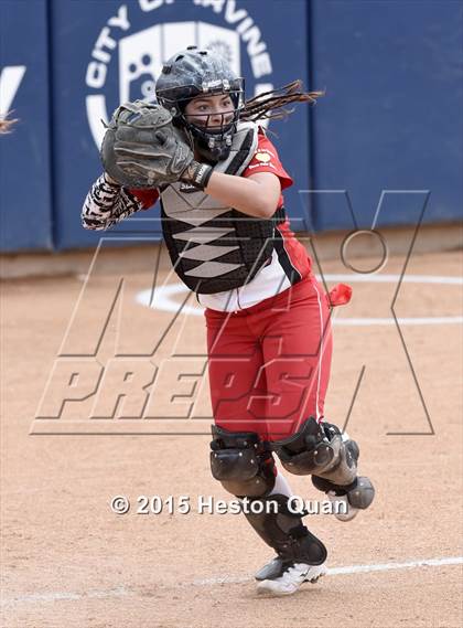 Thumbnail 3 in Academy of Careers & Exploration vs. Rolling Hills Prep (CIF SS D7 Final) photogallery.