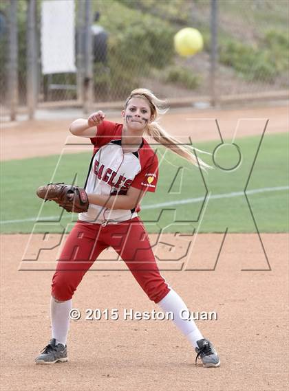 Thumbnail 2 in Academy of Careers & Exploration vs. Rolling Hills Prep (CIF SS D7 Final) photogallery.