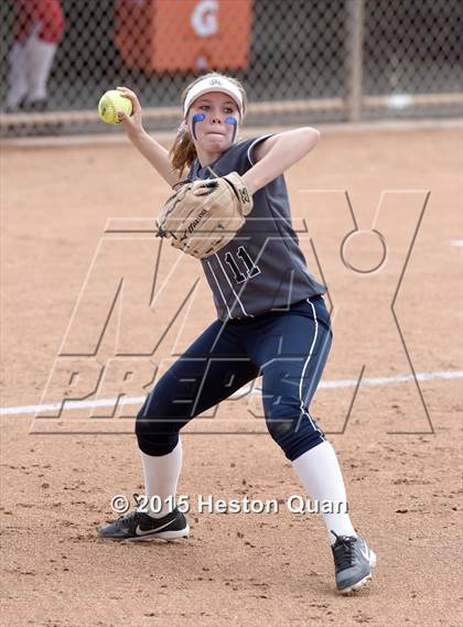 Thumbnail 2 in Academy of Careers & Exploration vs. Rolling Hills Prep (CIF SS D7 Final) photogallery.