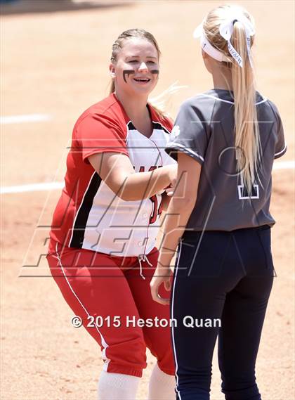 Thumbnail 3 in Academy of Careers & Exploration vs. Rolling Hills Prep (CIF SS D7 Final) photogallery.