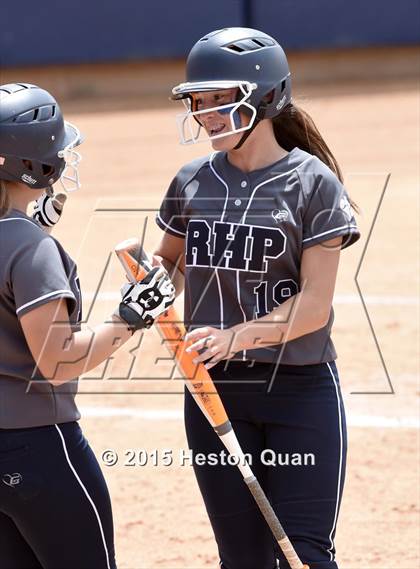 Thumbnail 2 in Academy of Careers & Exploration vs. Rolling Hills Prep (CIF SS D7 Final) photogallery.