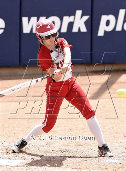 Thumbnail 2 in Academy of Careers & Exploration vs. Rolling Hills Prep (CIF SS D7 Final) photogallery.