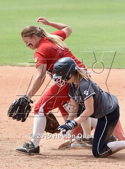 Thumbnail 1 in Academy of Careers & Exploration vs. Rolling Hills Prep (CIF SS D7 Final) photogallery.