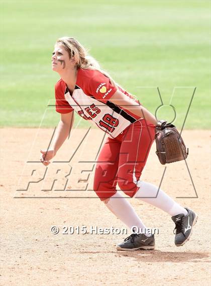 Thumbnail 2 in Academy of Careers & Exploration vs. Rolling Hills Prep (CIF SS D7 Final) photogallery.