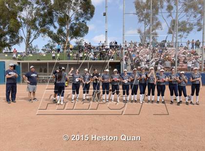 Thumbnail 3 in Academy of Careers & Exploration vs. Rolling Hills Prep (CIF SS D7 Final) photogallery.