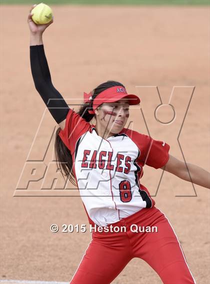 Thumbnail 1 in Academy of Careers & Exploration vs. Rolling Hills Prep (CIF SS D7 Final) photogallery.