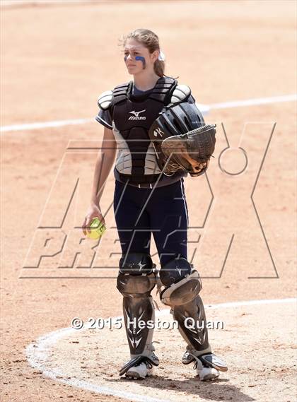 Thumbnail 2 in Academy of Careers & Exploration vs. Rolling Hills Prep (CIF SS D7 Final) photogallery.