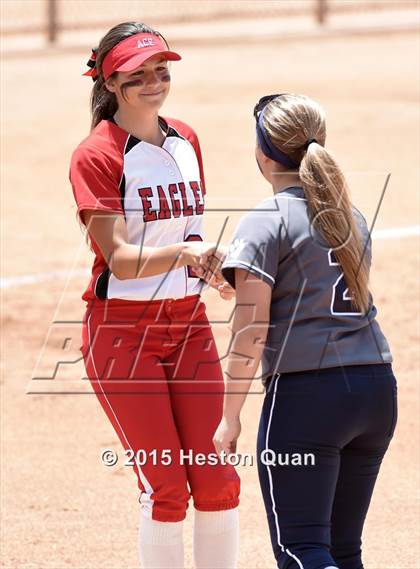 Thumbnail 3 in Academy of Careers & Exploration vs. Rolling Hills Prep (CIF SS D7 Final) photogallery.