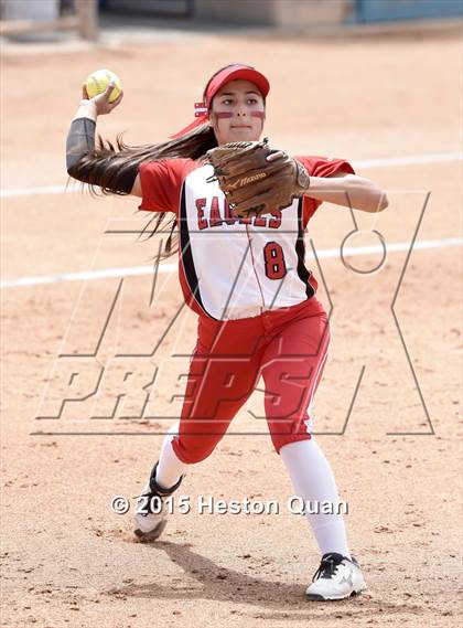 Thumbnail 3 in Academy of Careers & Exploration vs. Rolling Hills Prep (CIF SS D7 Final) photogallery.