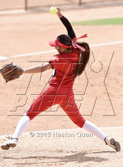 Thumbnail 2 in Academy of Careers & Exploration vs. Rolling Hills Prep (CIF SS D7 Final) photogallery.