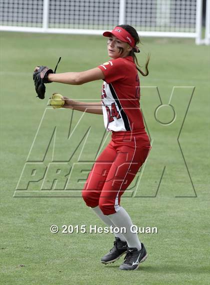 Thumbnail 2 in Academy of Careers & Exploration vs. Rolling Hills Prep (CIF SS D7 Final) photogallery.