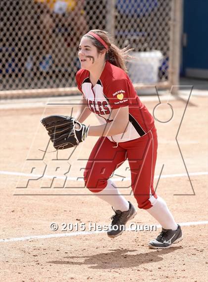 Thumbnail 2 in Academy of Careers & Exploration vs. Rolling Hills Prep (CIF SS D7 Final) photogallery.