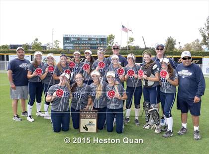 Thumbnail 1 in Academy of Careers & Exploration vs. Rolling Hills Prep (CIF SS D7 Final) photogallery.