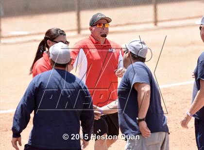 Thumbnail 2 in Academy of Careers & Exploration vs. Rolling Hills Prep (CIF SS D7 Final) photogallery.