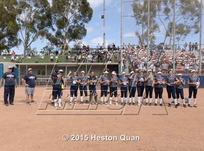 Thumbnail 1 in Academy of Careers & Exploration vs. Rolling Hills Prep (CIF SS D7 Final) photogallery.
