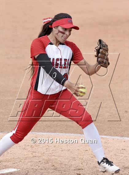 Thumbnail 3 in Academy of Careers & Exploration vs. Rolling Hills Prep (CIF SS D7 Final) photogallery.