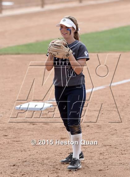 Thumbnail 2 in Academy of Careers & Exploration vs. Rolling Hills Prep (CIF SS D7 Final) photogallery.