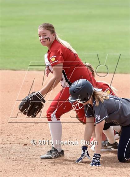 Thumbnail 2 in Academy of Careers & Exploration vs. Rolling Hills Prep (CIF SS D7 Final) photogallery.