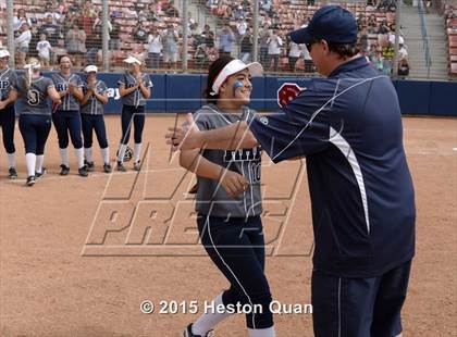Thumbnail 1 in Academy of Careers & Exploration vs. Rolling Hills Prep (CIF SS D7 Final) photogallery.