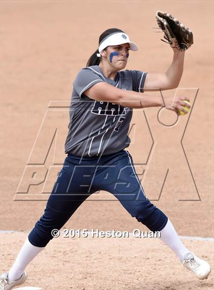 Thumbnail 2 in Academy of Careers & Exploration vs. Rolling Hills Prep (CIF SS D7 Final) photogallery.