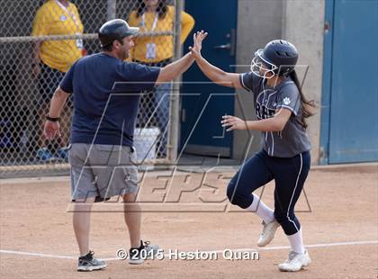 Thumbnail 3 in Academy of Careers & Exploration vs. Rolling Hills Prep (CIF SS D7 Final) photogallery.