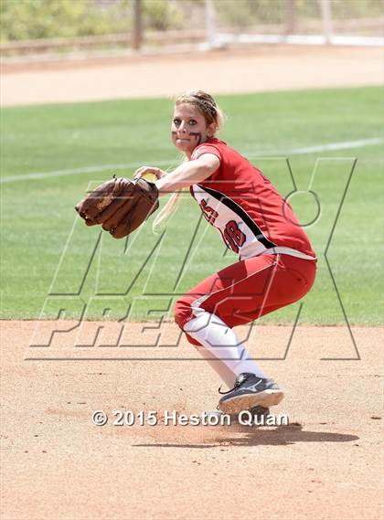 Thumbnail 3 in Academy of Careers & Exploration vs. Rolling Hills Prep (CIF SS D7 Final) photogallery.