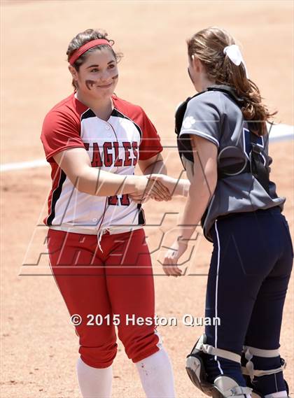 Thumbnail 3 in Academy of Careers & Exploration vs. Rolling Hills Prep (CIF SS D7 Final) photogallery.