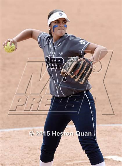 Thumbnail 3 in Academy of Careers & Exploration vs. Rolling Hills Prep (CIF SS D7 Final) photogallery.