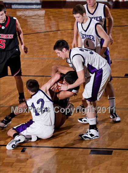 Thumbnail 2 in Sevier County vs Cherokee (D2-AAA playoff) photogallery.
