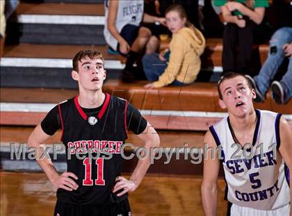 Thumbnail 1 in Sevier County vs Cherokee (D2-AAA playoff) photogallery.
