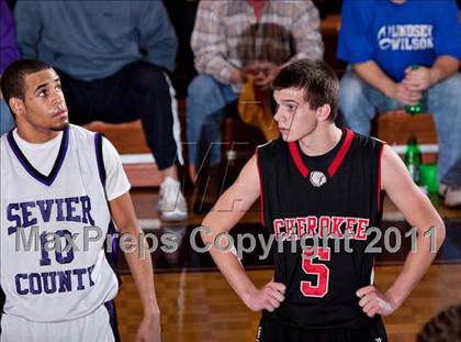 Thumbnail 1 in Sevier County vs Cherokee (D2-AAA playoff) photogallery.