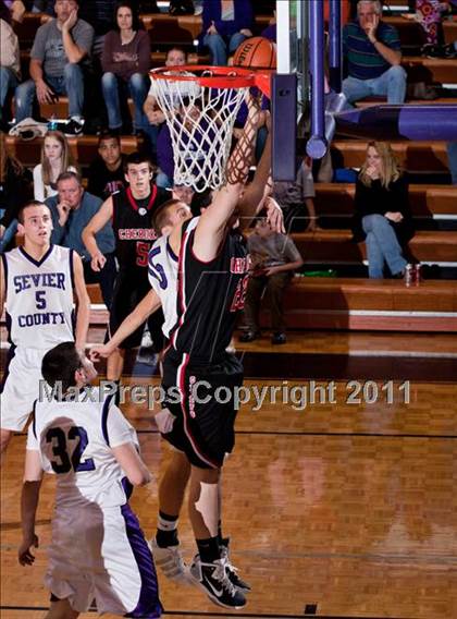 Thumbnail 3 in Sevier County vs Cherokee (D2-AAA playoff) photogallery.