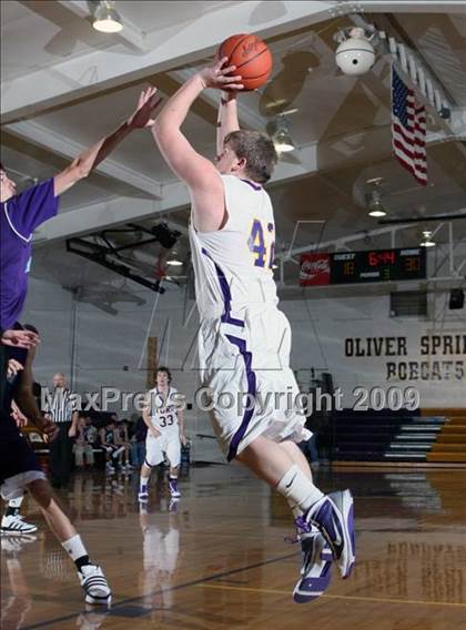 Thumbnail 3 in Knoxville HomeSchool Ambassadors vs York Institute (Oliver Springs Bobcat Thanksgiving Classic)  photogallery.